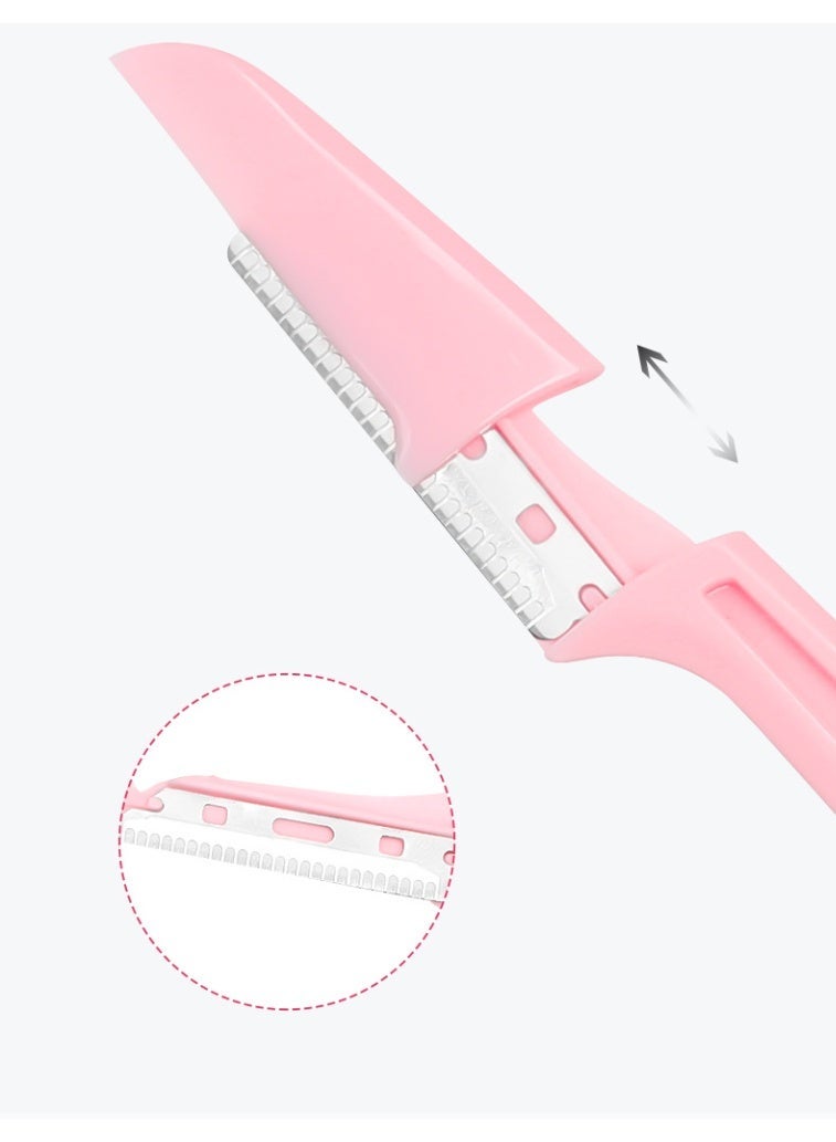 Myonly 3 Pcs MYONLY Safety Folding Lady's Eyebrow Trimmer, Shaving Razor, Makeup Tool, Eyebrow Trimmer Razor - Image 4